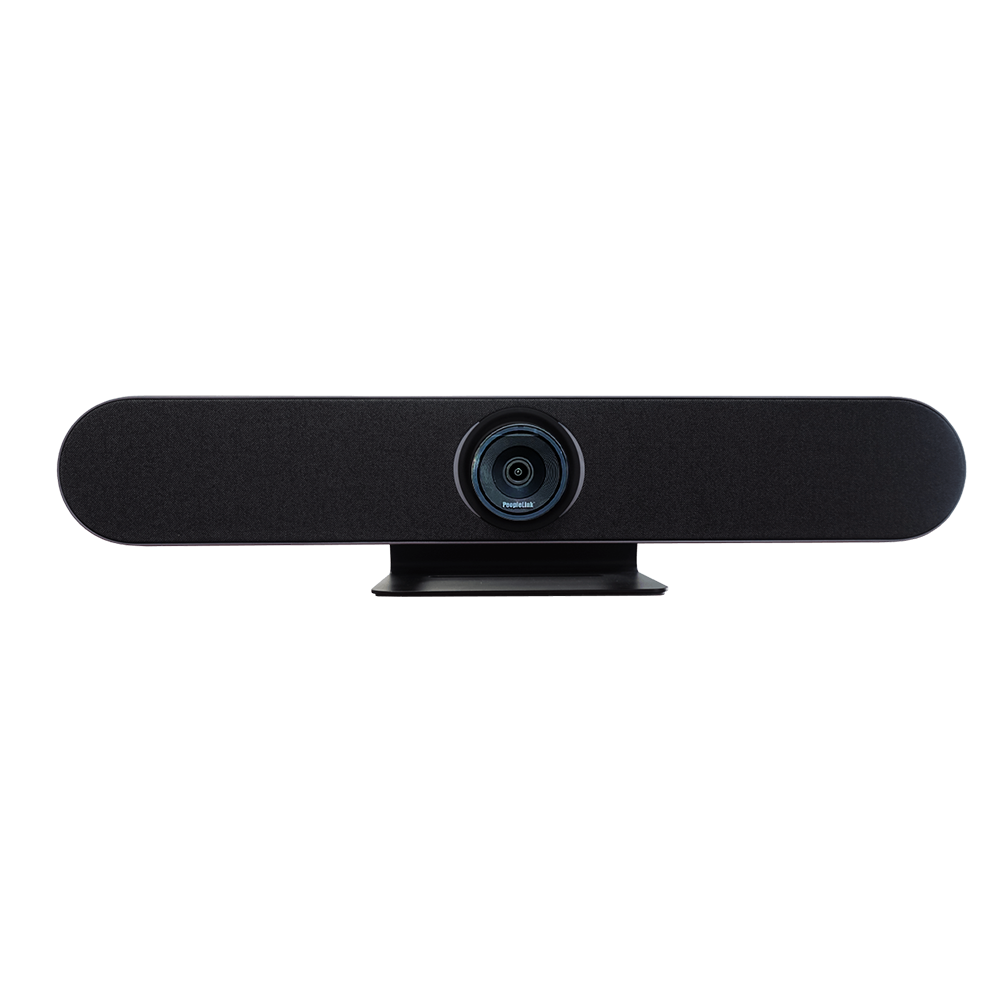 4K All in One Video Sound Bar with wide angle 121° FoV- Peoplelink 4K AF Camera-Soundbar Plus | Plug & Play, Works with Zoom,MS Teams,Google & More.