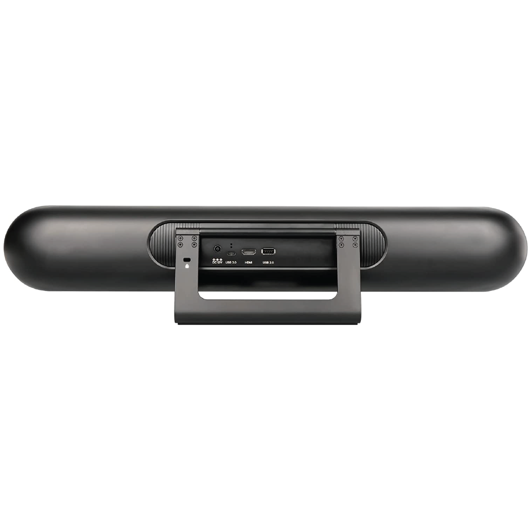 4K All in One Video Sound Bar with wide angle 121° FoV- Peoplelink 4K AF Camera-Soundbar Plus | Plug & Play, Works with Zoom,MS Teams,Google & More.