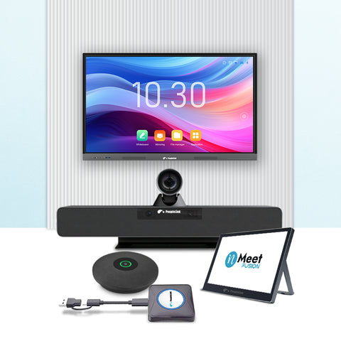 12X Bar with Wireless Dongle + 2 External Mics + 75-inch Panel with OPS (Windows) & InFusion Pro Pre-Loaded with Control Tab